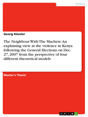 cover image of The Neighbour With the Machete